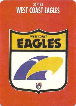 1991 Scanlens Stimorol #23 West Coast Eagles Front